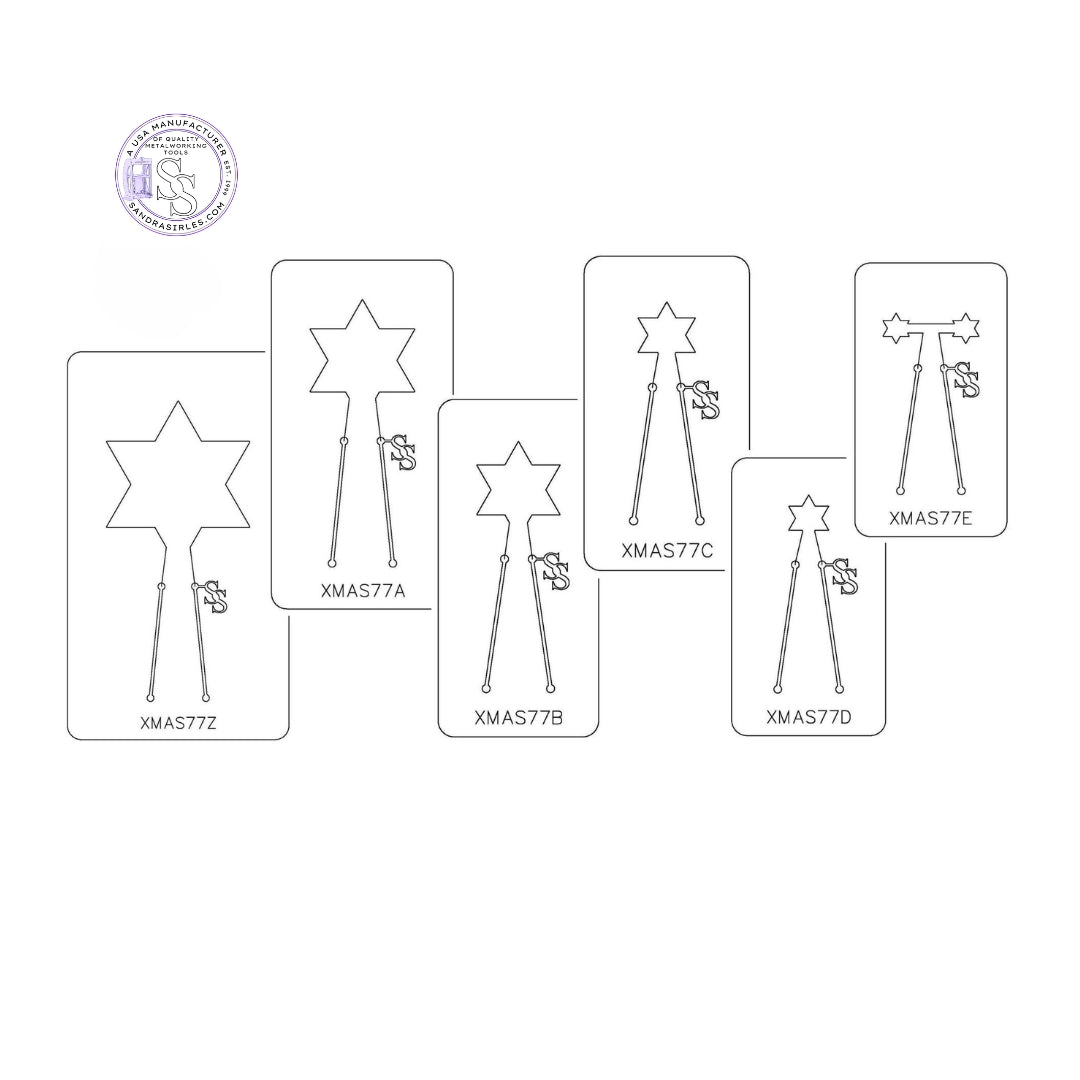 PANCAKE DIE XMAS77 STAR OF DAVID